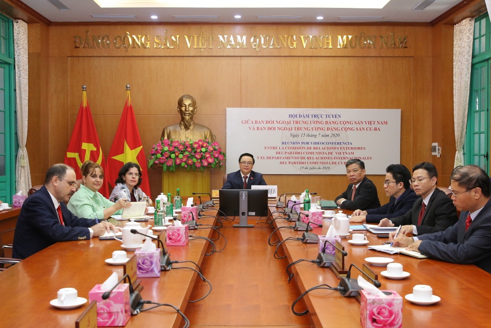 Lãnh đạo Ban Đối ngoại Trung ương Việt Nam và Cuba hội đàm trực tuyến lanh dao ban doi ngoai trung uong viet nam va cuba hoi dam truc tuyen 3