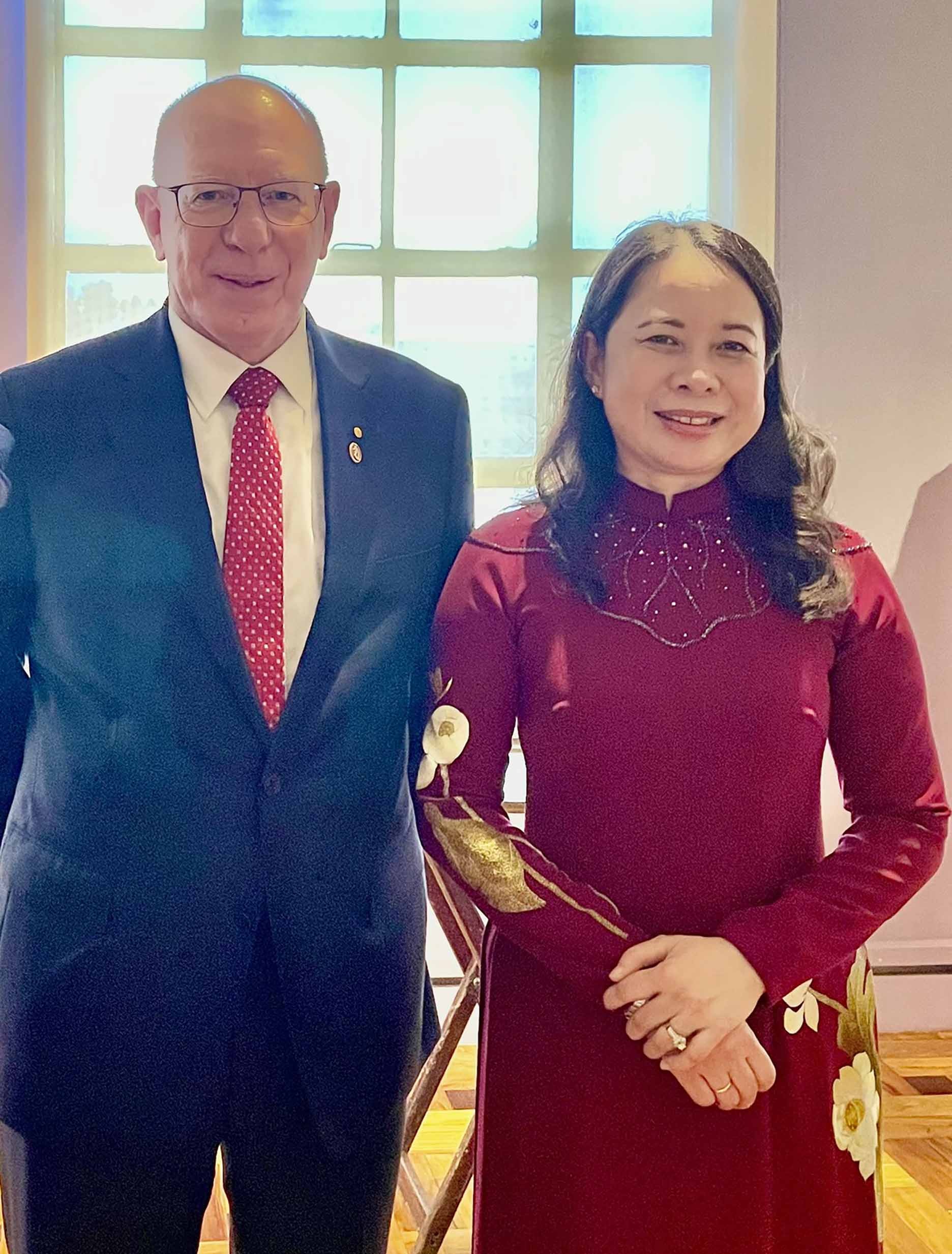 Phó Chủ tịch nước Võ Thị Ánh Xuân hội kiến Tổng thống Philippines Phó Chủ tịch nước Võ Thị Ánh Xuân hội kiến Tổng thống Philippines