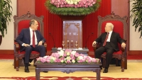Tổng Bí thư Nguyễn Phú Trọng tiếp Bộ trưởng Ngoại giao Nga Sergey Lavrov