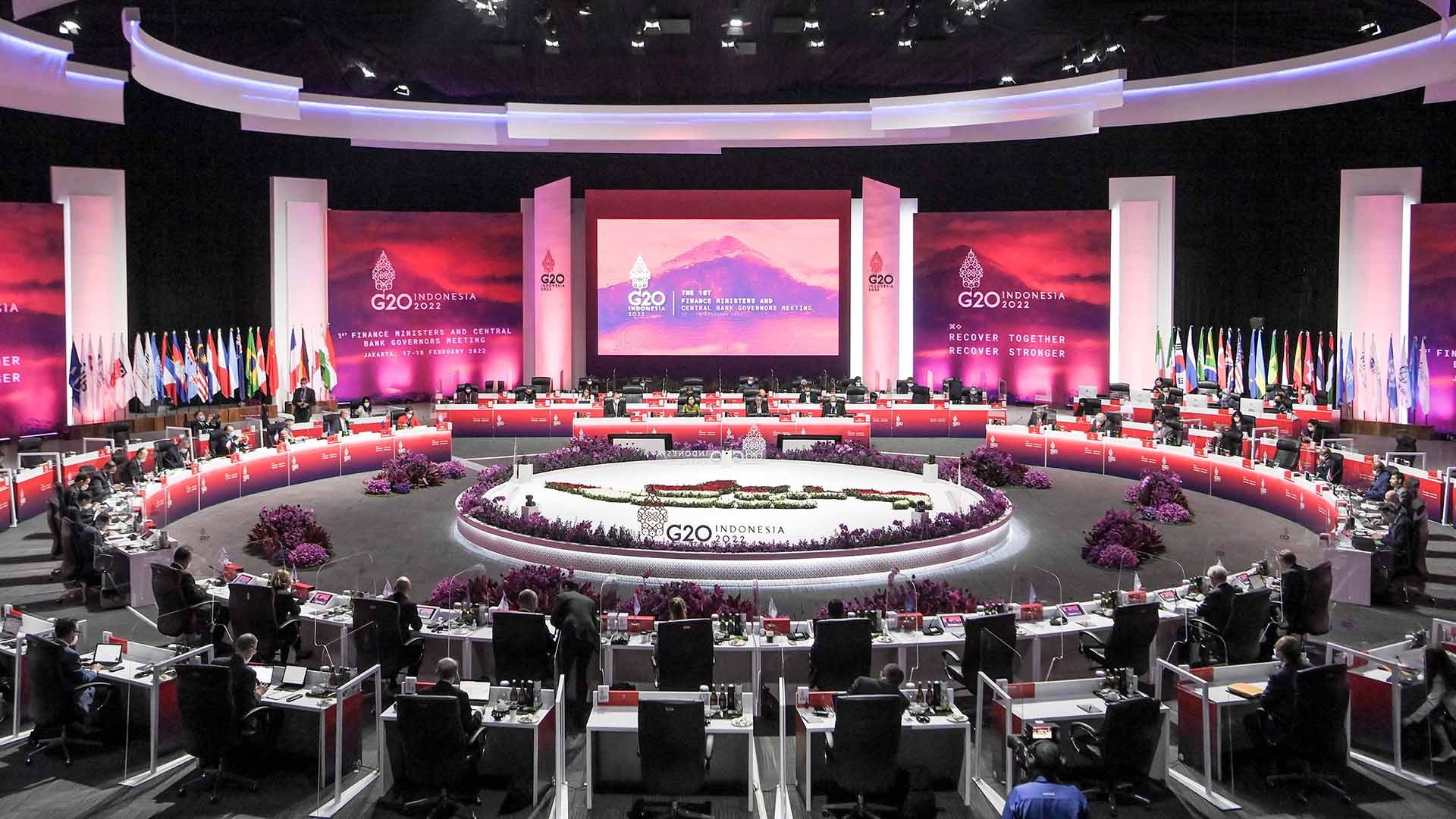 Hội nghị Bộ trưởng Tài chính và Thống đốc ngân hàng các nước G-20 ngày 17-18/2 tại Jakarta, Indonesia. (Nguồn: Reuters)