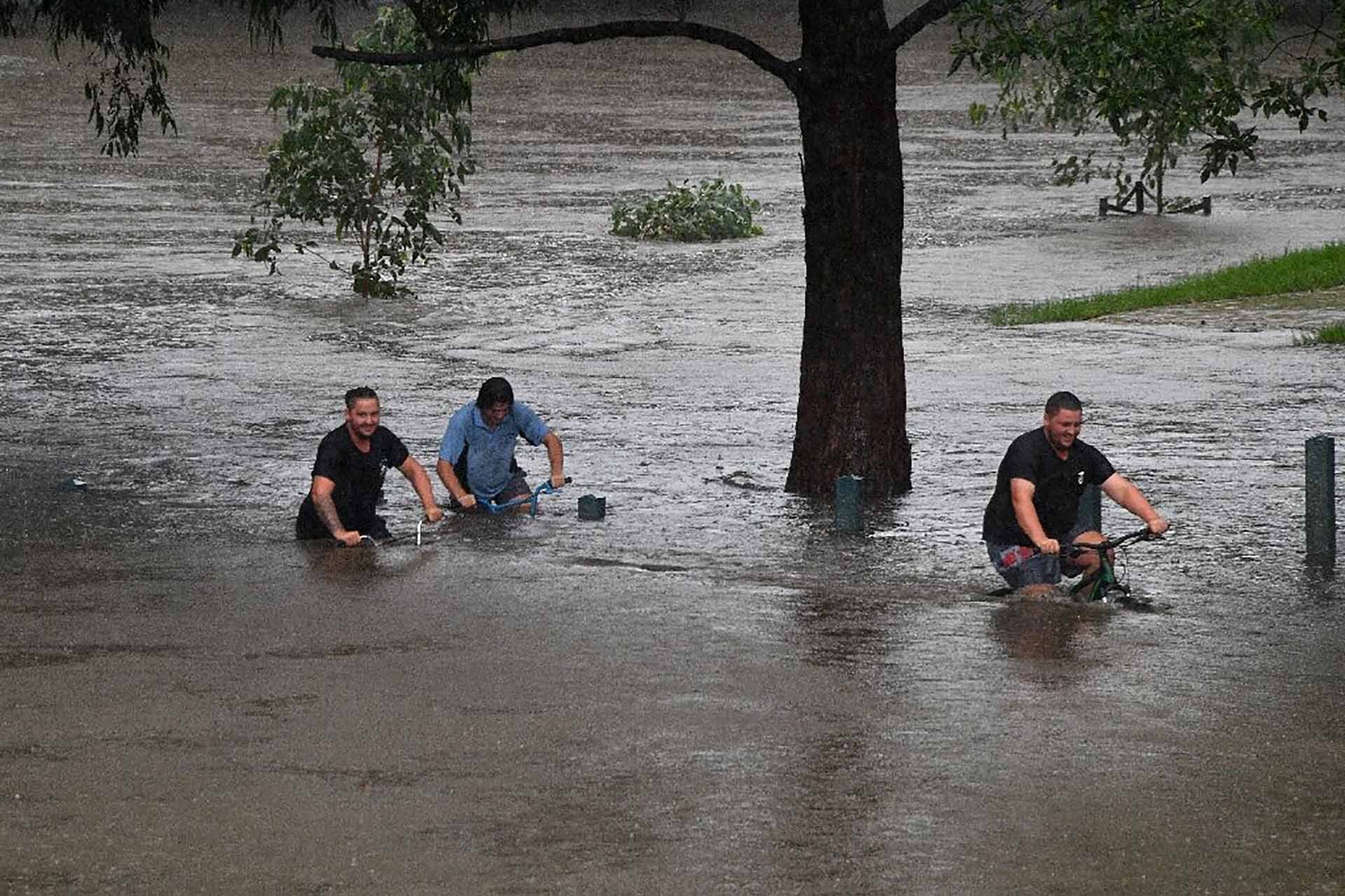 Tình trạng ngập lụt nghiêm trọng tại bang New South Wales, Australia vào đầu tháng Bảy. (Nguồn: phys.org) 