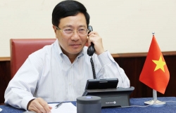 Phó Thủ tướng, Bộ trưởng Ngoại giao Phạm Bình Minh điện đàm với Ngoại trưởng Hoa Kỳ Michael Pompeo