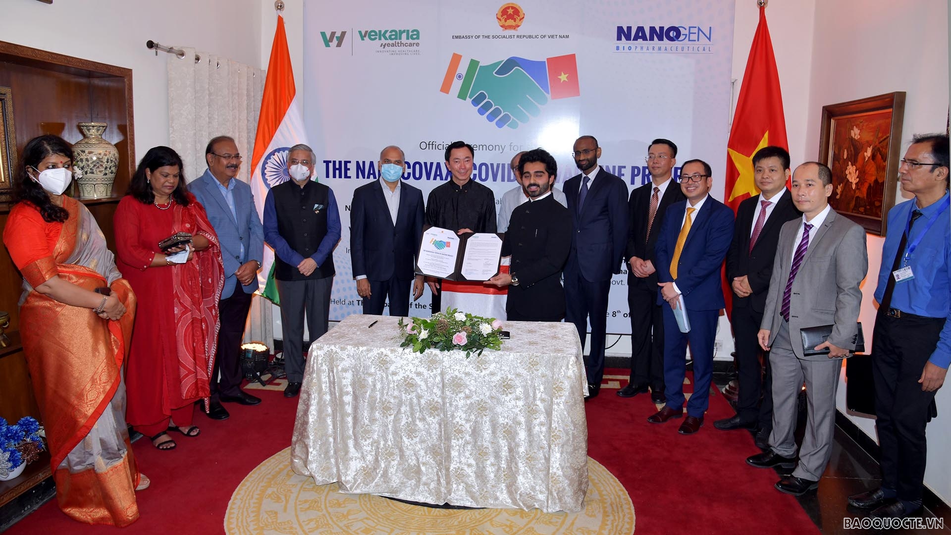 Công ty dược phẩm Ấn Độ ‘bắt tay’ Nanogen sản xuất, phân phối vaccine Nanocovax