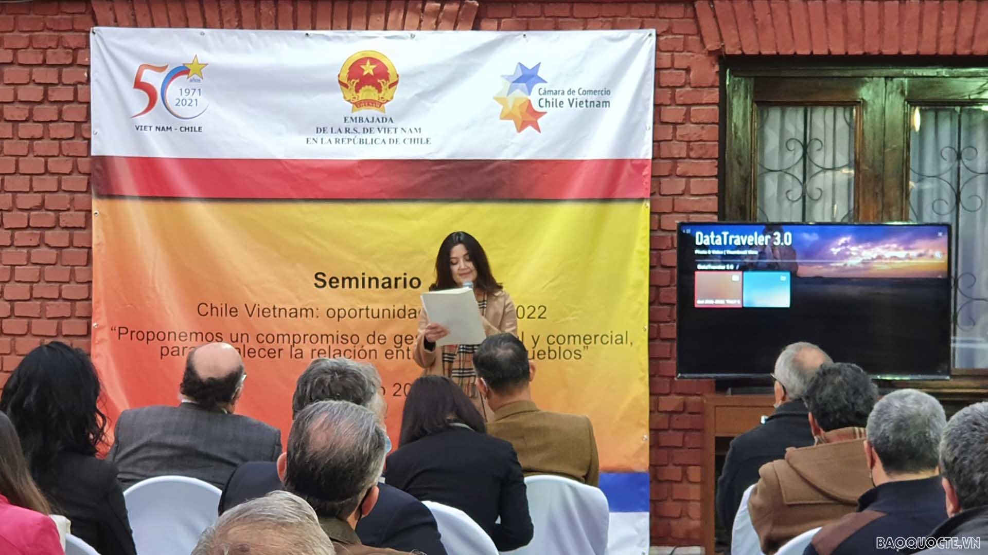 Tăng cường thúc đẩy quan hệ thương mại và đầu tư Việt Nam-Chile