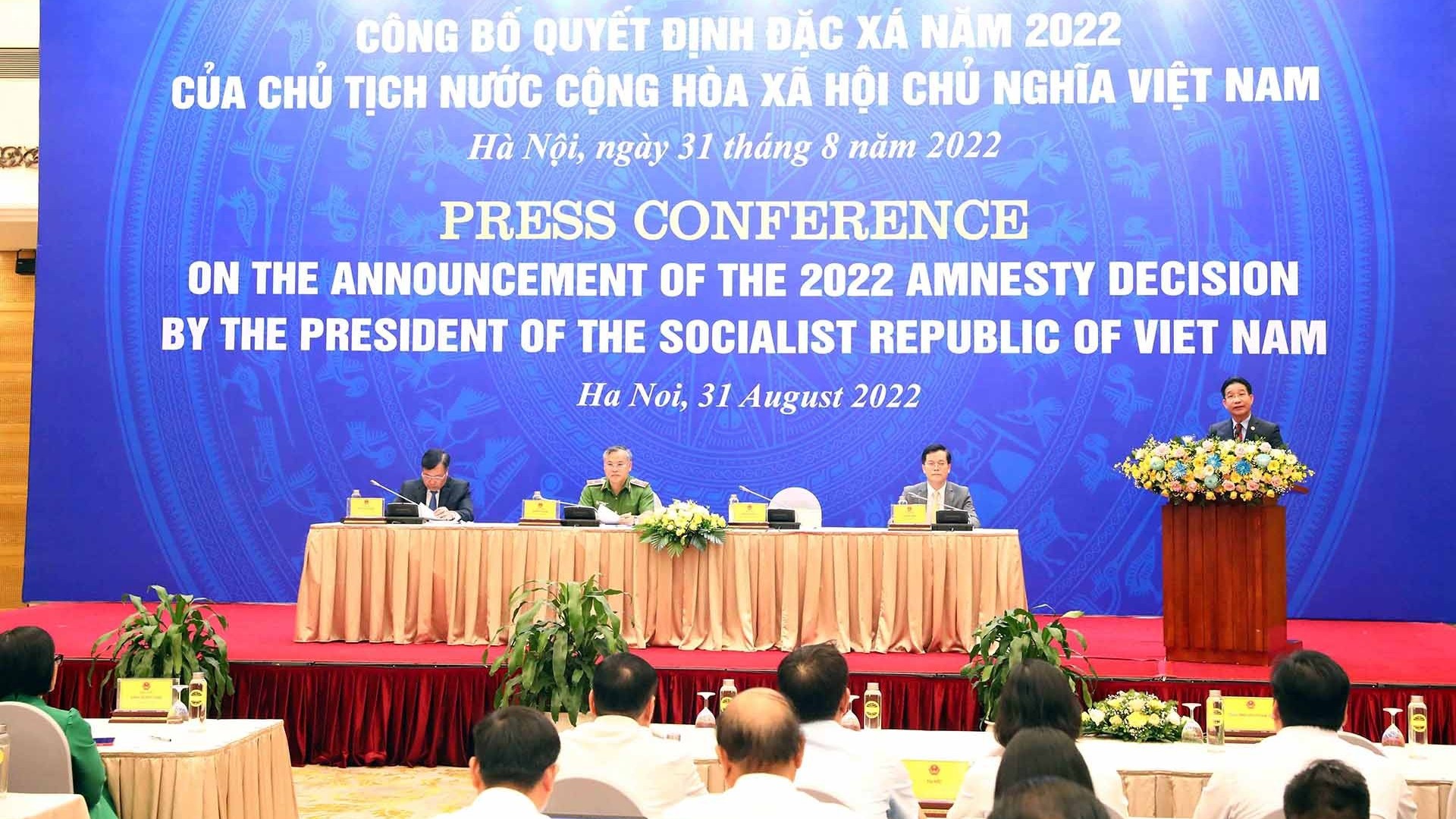 Công bố quyết định đặc xá năm 2022 của Chủ tịch nước