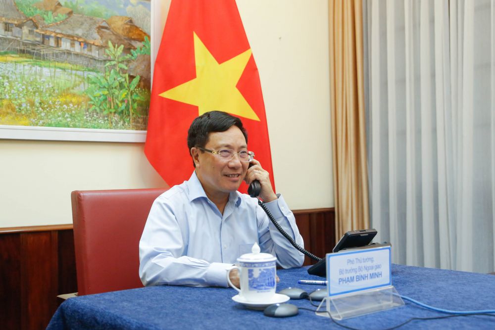 pho thu tuong bo truong ngoai giao pham binh minh dien dam voi bo truong ngoai giao duc heiko maas