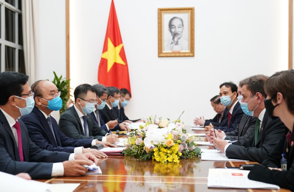 Thủ tướng hoan nghênh ý tưởng đầu tư dự án điện gió tại Việt Nam của Tập đoàn Enterprize Energy
