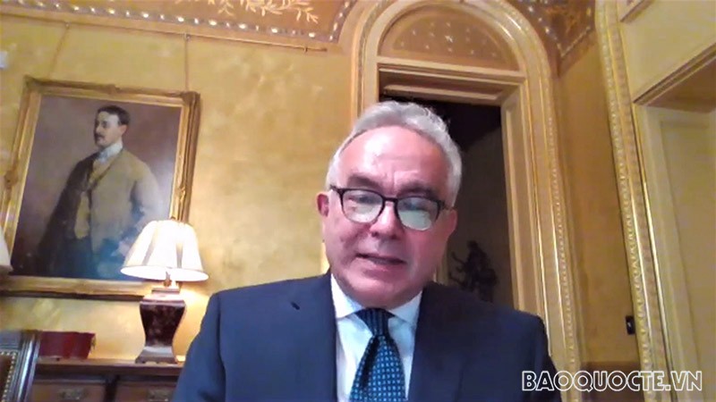 Phó Trợ lý Tổng thống, điều phối viên khu vực Ấn Độ Dương-Thái Bình Dương Kurt Campbell phát biểu.