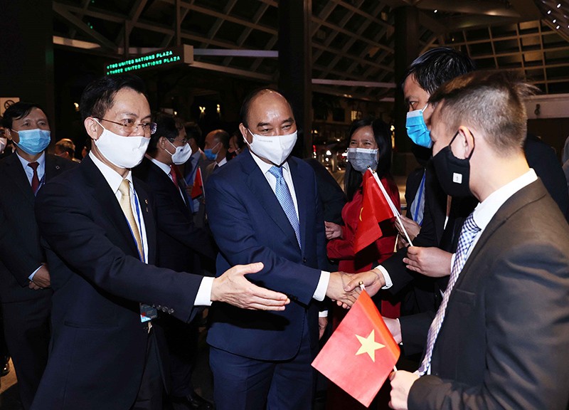 Chủ tịch nước Nguyễn Xuân Phúc tới New York, bắt đầu chương trình tham dự Đại hội đồng Liên hợp quốc