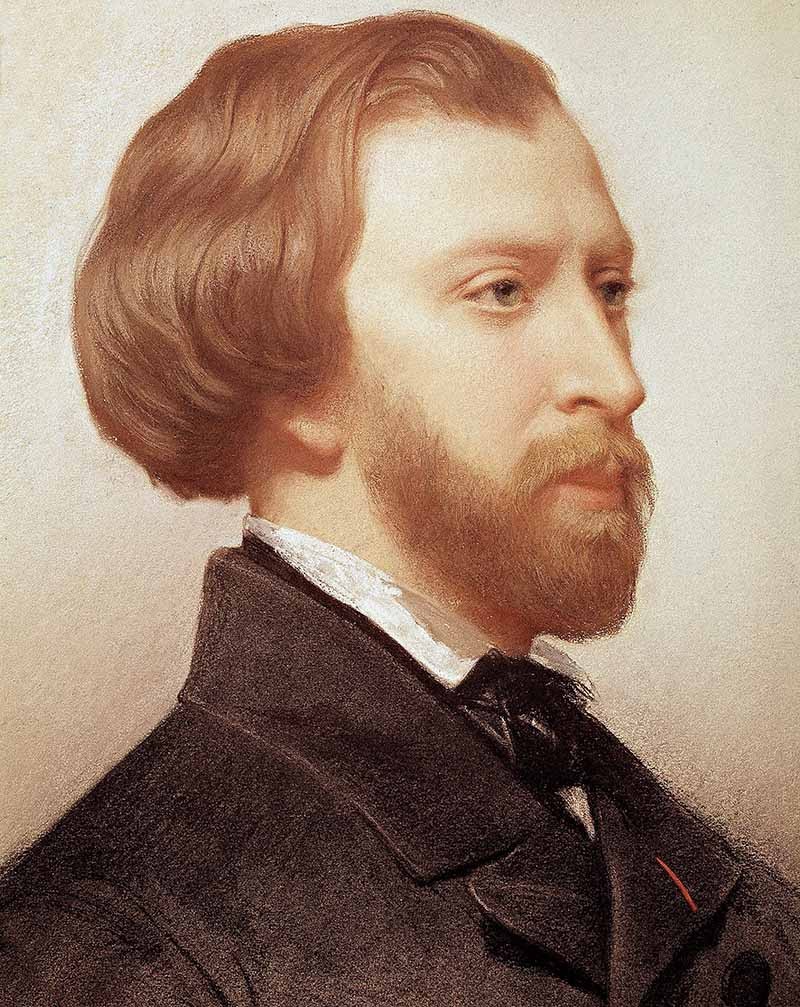 Nhà thơ và nhà viết kịch Musset Alfred.