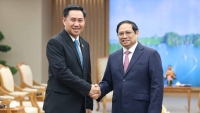 Thủ tướng Phạm Minh Chính tiếp Bộ trưởng, Chủ nhiệm Văn phòng Phủ Thủ tướng Lào