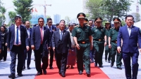 Chủ tịch Quốc hội Vương quốc Campuchia Samdech Heng Samrin thăm Tập đoàn Viettel