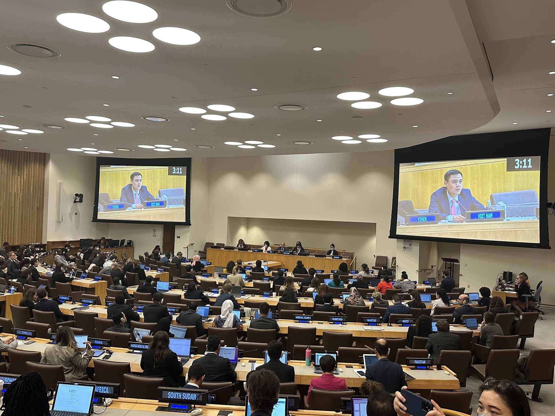 Ủy ban về các vấn đề xã hội, nhân đạo và văn hóa của Khóa 77 Đại hội đồng Liên hợp quốc (LHQ) ngày 29/9 đã khai mạc và tiến hành Phiên thảo luận chung thường niên.