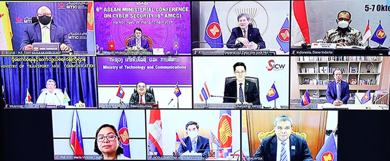 Tuần lễ An ninh mạng quốc tế và Hội nghị AMCC-6 được tổ chức từ ngày 4 - 8/10 theo hình thức kết hợp giữa trực tuyến và trực tiếp tại Singapore. (Ảnh: Chu Văn)