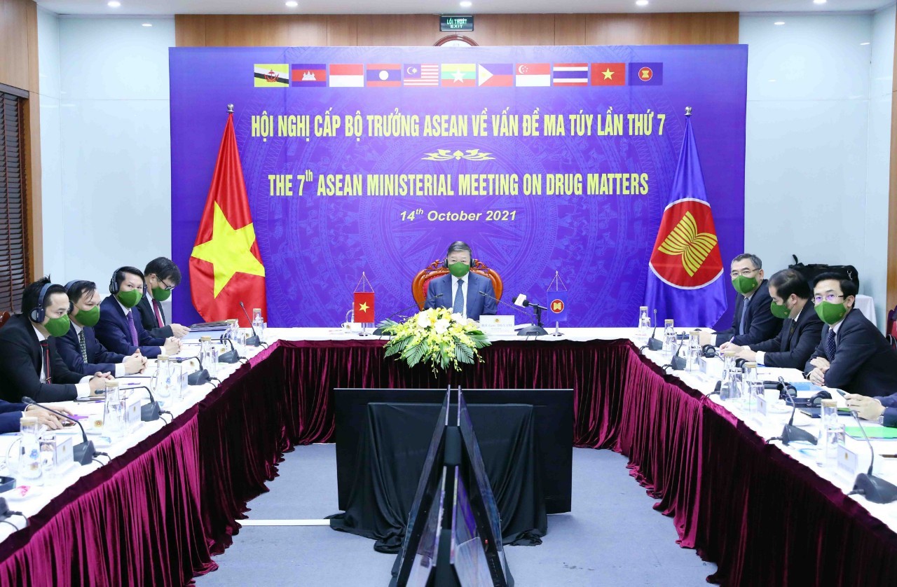 Đoàn đại biểu Việt Nam do Đại tướng Tô Lâm, Bộ trưởng Bộ Công an làm Trưởng đoàn tham dự Hội nghị.