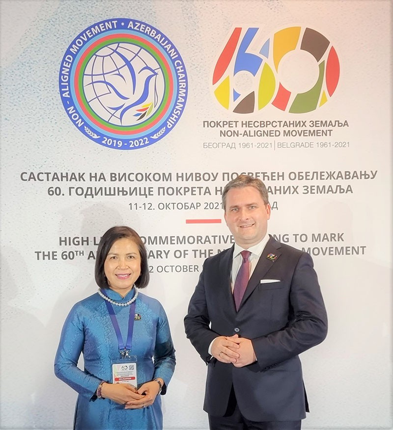 Việt Nam tham dự Cuộc họp cấp cao kỷ niệm 60 năm thành lập Phong trào Không liên kết tại Belgrade, Serbia
