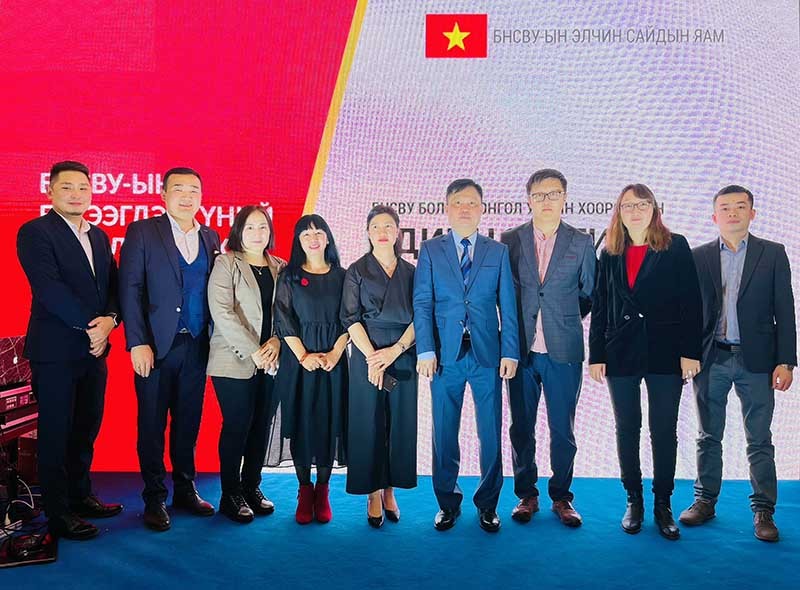 Tổ chức quảng bá các sản phẩm của Việt Nam với doanh nghiệp Mông Cổ
