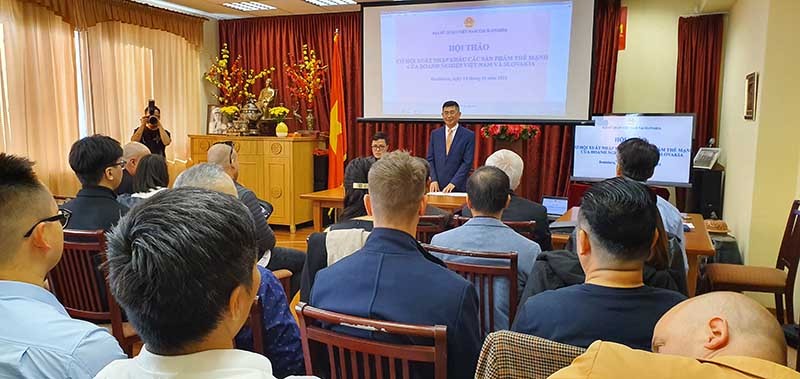Hội thảo cơ hội xuất khẩu các sản phẩm thế mạnh của Việt Nam vào Slovakia.