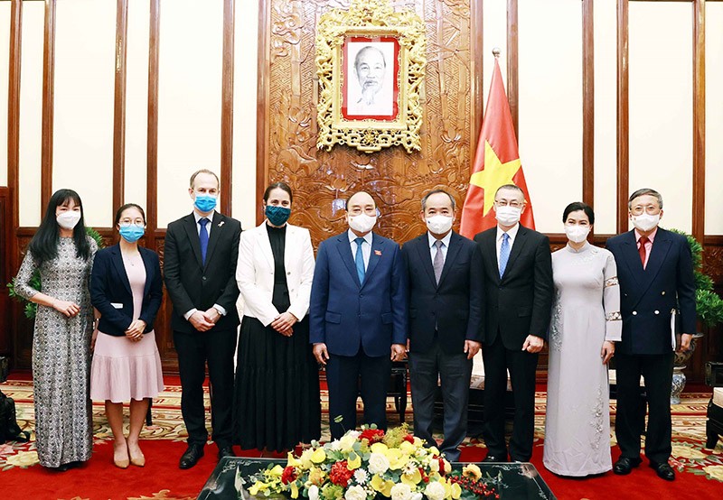 Chủ tịch nước Nguyễn Xuân Phúc tiếp Đại sứ New Zealand