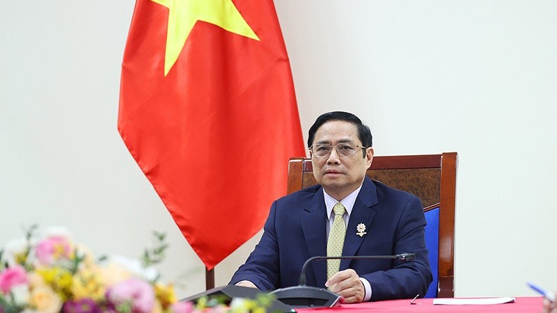 thu tuong pham minh chinh dien dam voi thu tuong lien hiep vuong quoc anh va bac ireland