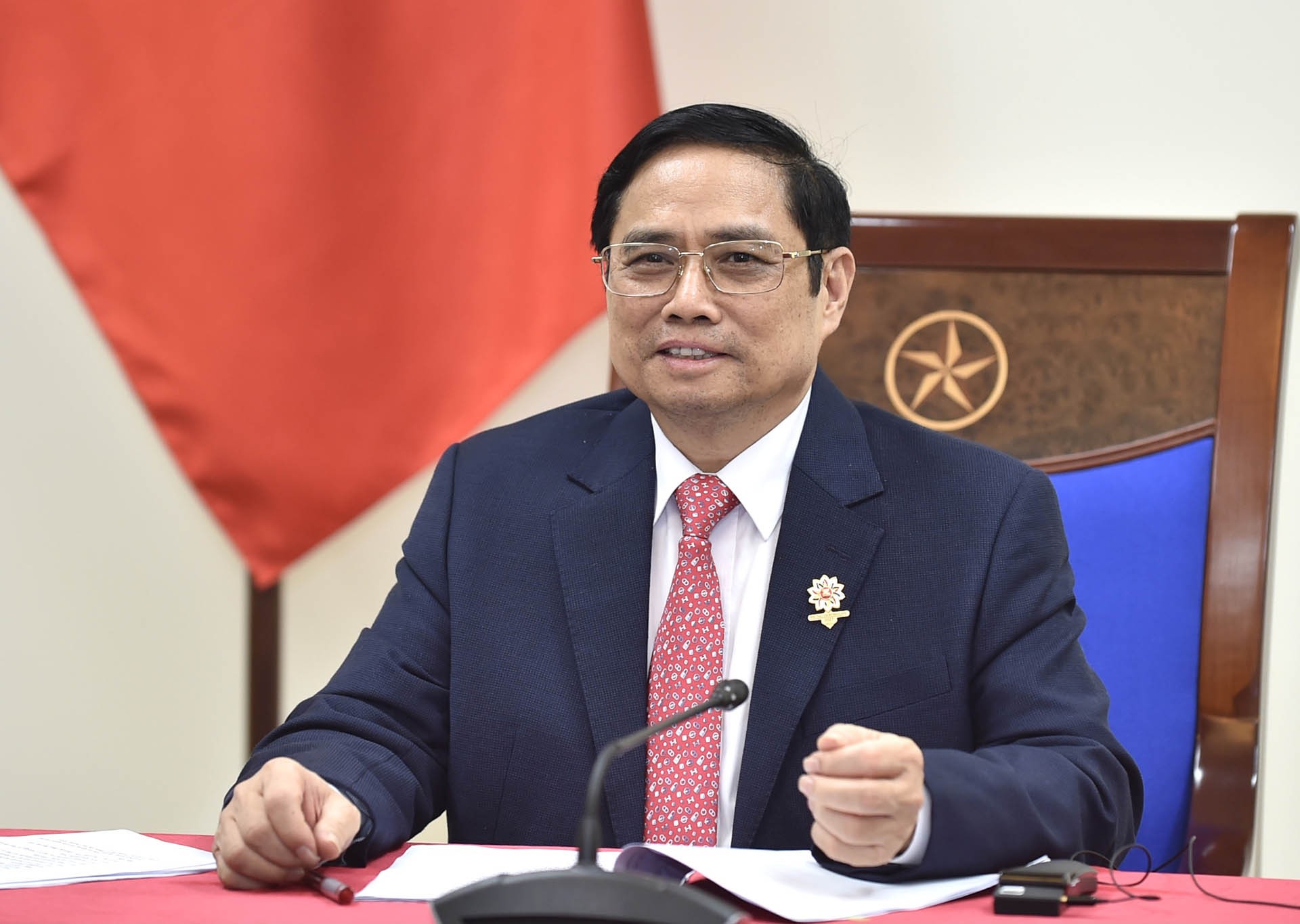 Thủ tướng Phạm Minh Chính điện đàm với Tổng thống Cộng hòa Chile Sebastian Piñer