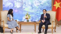 Thủ tướng Phạm Minh Chính đề nghị IMF ưu tiên hỗ trợ Việt Nam