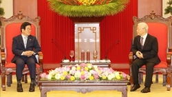 Tổng Bí thư, Chủ tịch nước Nguyễn Phú Trọng tiếp Chủ tịch Quốc hội Hàn Quốc Park Byeong-seug