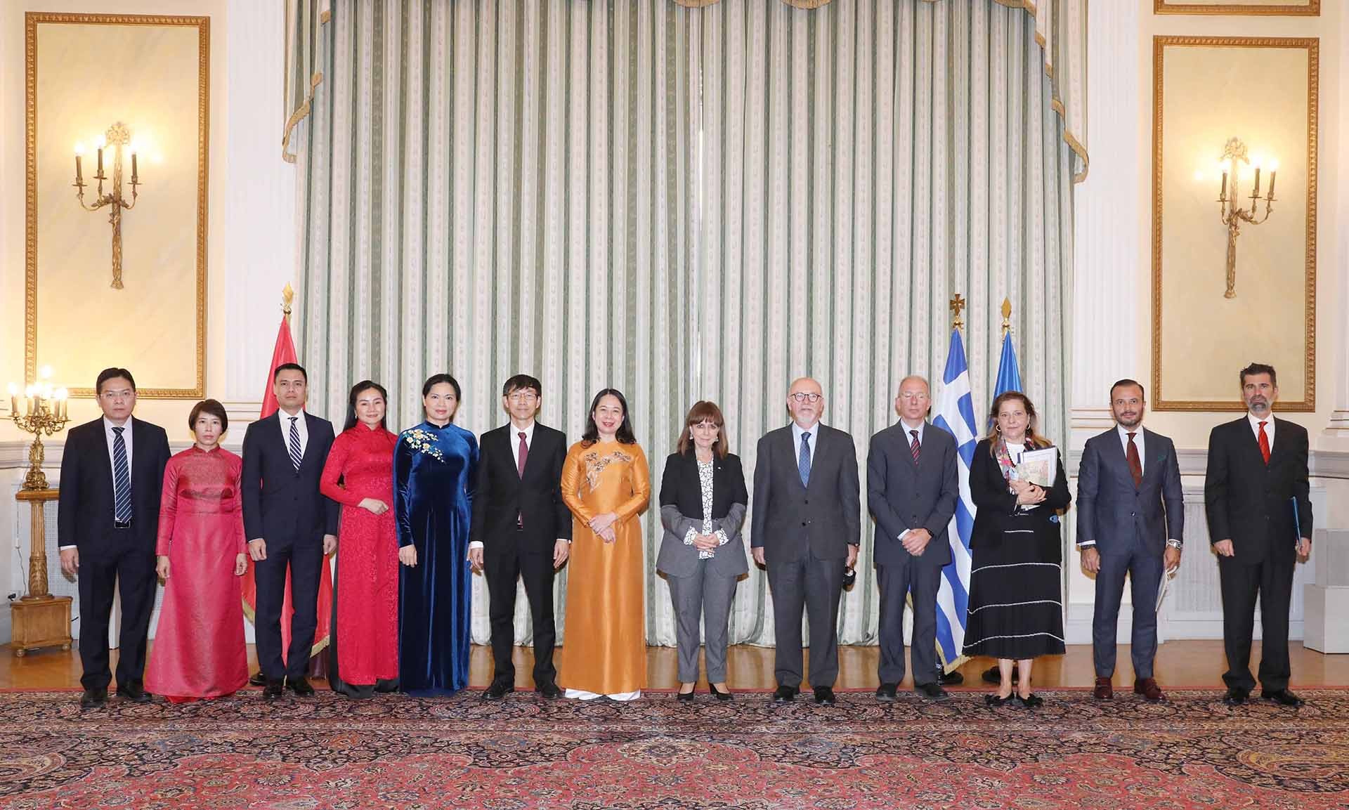 Phó Chủ tịch nước Võ Thị Ánh Xuân thăm chính thức Cộng hòa Hy Lạp