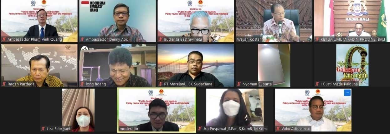 Việt Nam-Indonesia trao đổi hợp tác y tế, kinh tế và du lịch trong bối cảnh đại dịch Covid-19