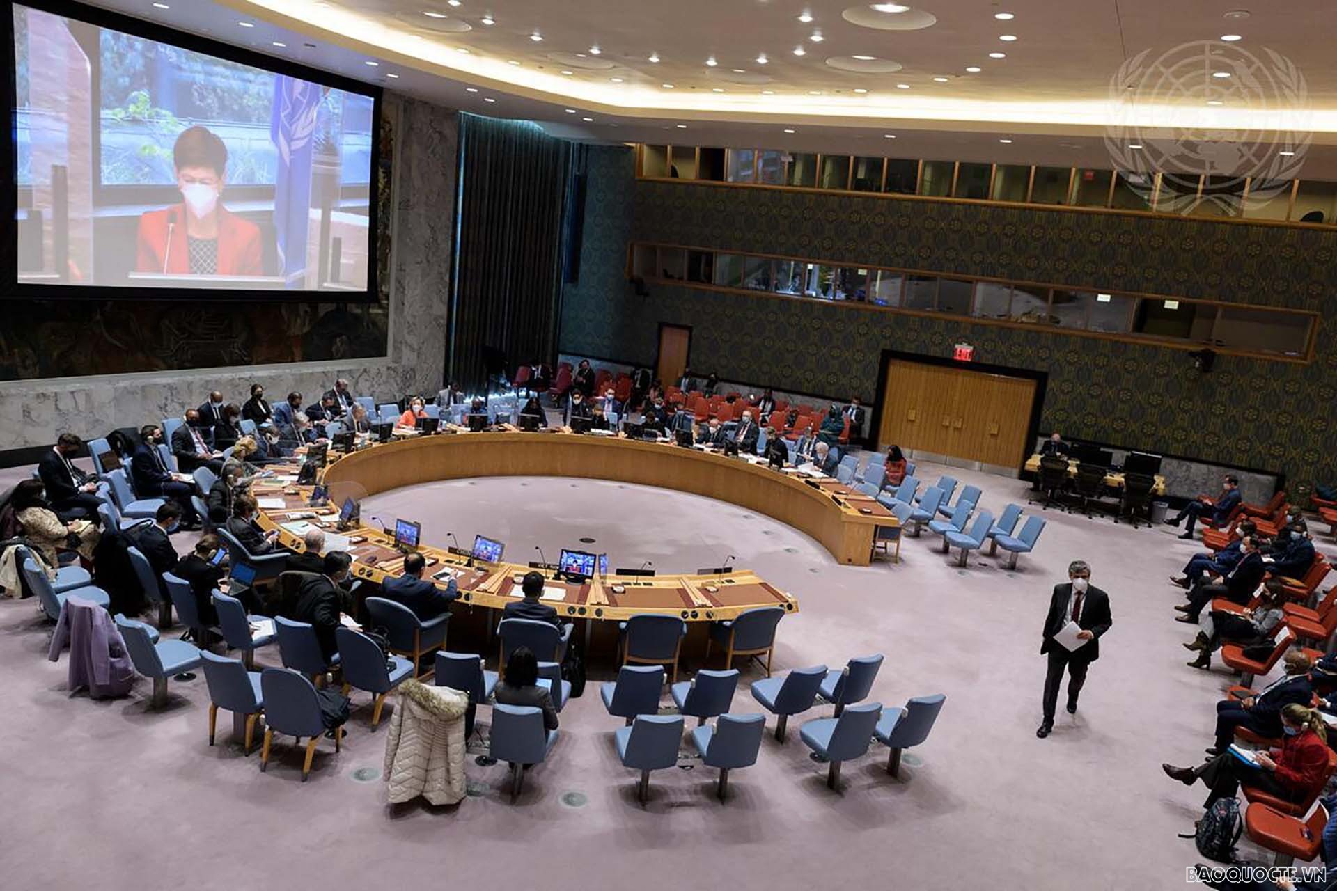 Hội đồng Bảo an tổ chức thảo luận mở về 'Bảo đảm hòa bình và an ninh thông qua ngoại giao phòng ngừa: Mục tiêu chung của tất cả cơ quan chính của LHQ'. 