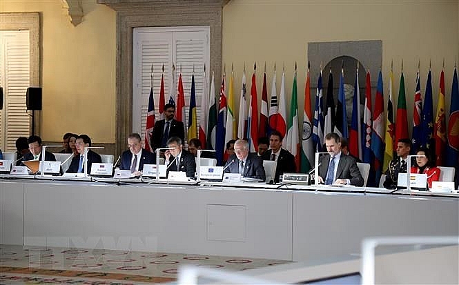 pho thu tuong pham binh minh du khai mac hoi nghi bo truong ngoai giao asem 14