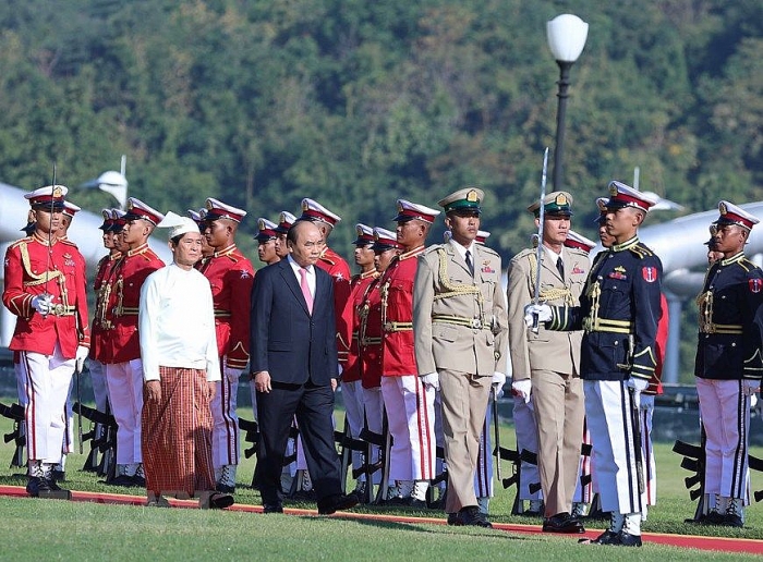 chum anh thu tuong nguyen xuan phuc tham chinh thuc myanmar
