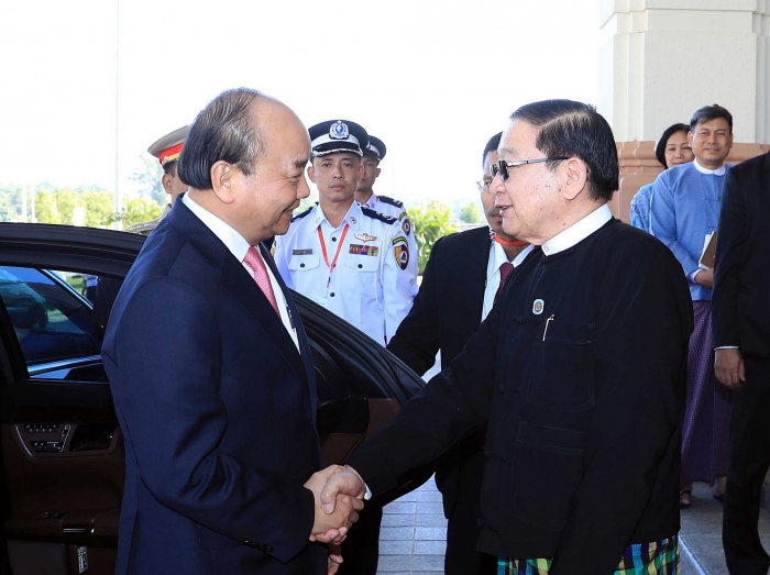 chum anh thu tuong nguyen xuan phuc tham chinh thuc myanmar