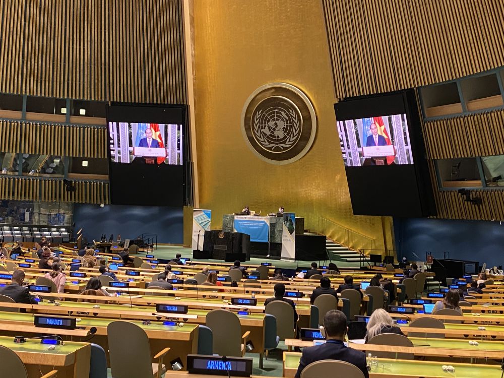 Thủ tướng Nguyễn Xuân Phúc gửi Thông điệp quan trọng tới Phiên họp đặc biệt về ứng phó với đại dịch Covid-19 của Đại hội đồng Liên hợp quốc khóa 75.