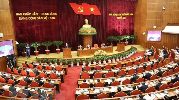 ngay lam viec thu tu hoi nghi trung uong 14 ban chap hanh trung uong dang hop ve cong tac can bo