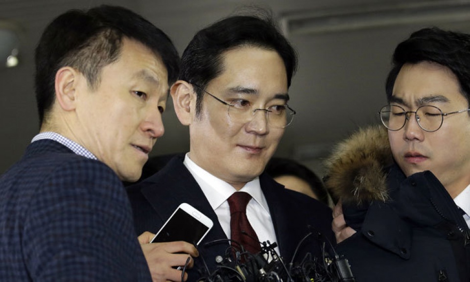Hàn Quốc: Hoãn bắt giữ lãnh đạo tập đoàn Samsung han quoc hoan bat giu lanh dao tap doan samsung