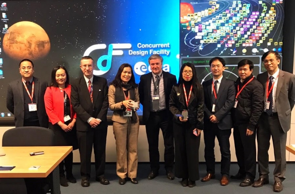 Tăng cường kết nối hợp tác công nghệ vũ trụ Việt Nam - ESA tang cuong ket noi hop tac cong nghe vu tru viet nam esa