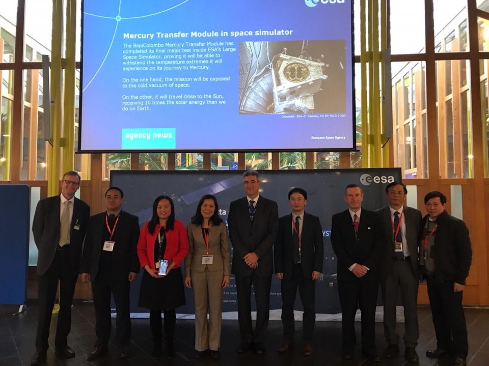 Tăng cường kết nối hợp tác công nghệ vũ trụ Việt Nam - ESA tang cuong ket noi hop tac cong nghe vu tru viet nam esa