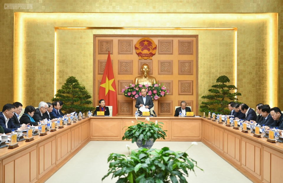 thu tuong chu tri phien hop tieu ban ktxh dai hoi xiii