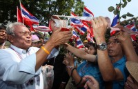 thai lan bieu tinh lon o thu do bangkok