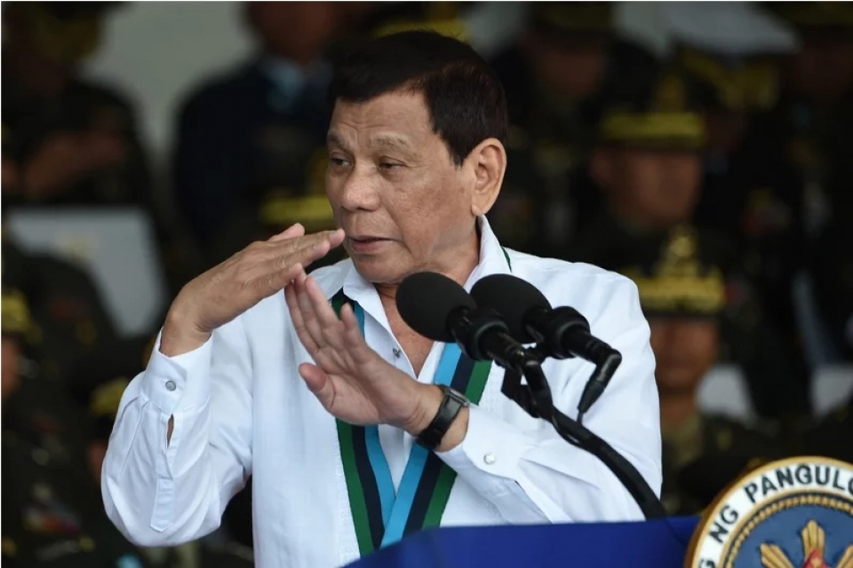 philippines tong thong cam binh si tham gia cac cuoc chien tranh do my phat dong