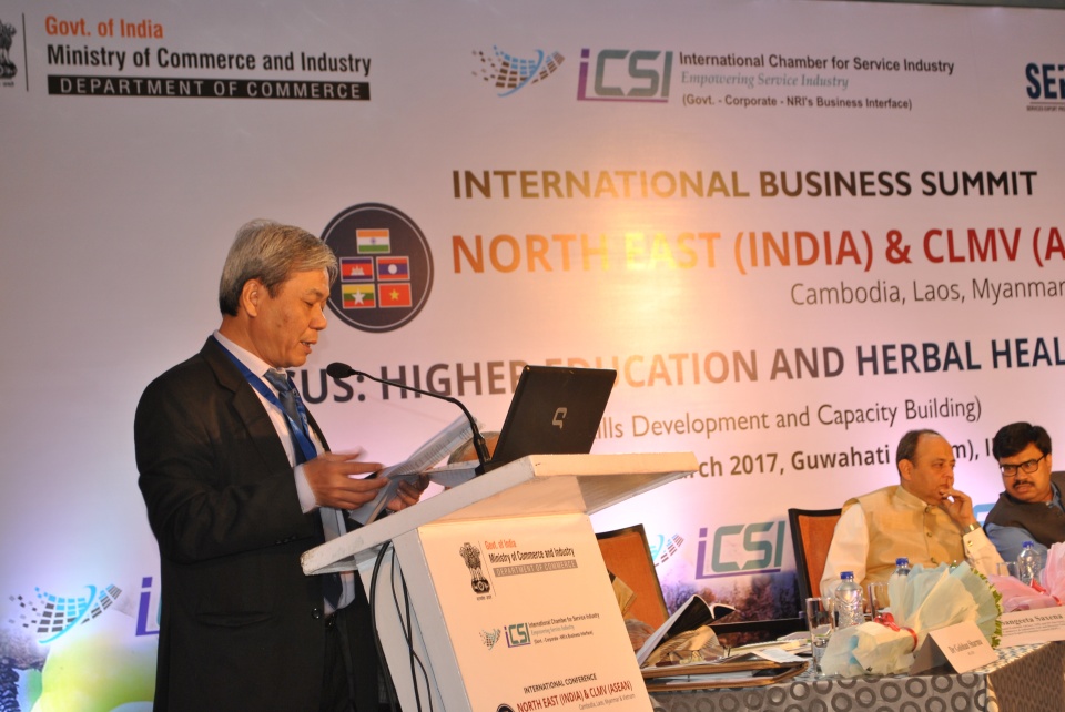 dong bac an do thuc day phat trien dich vu voi cac nuoc clmv