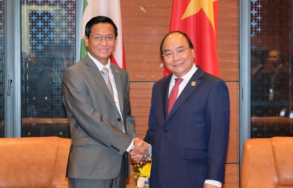 Thủ tướng tiếp Phó Tổng thống Myanmar