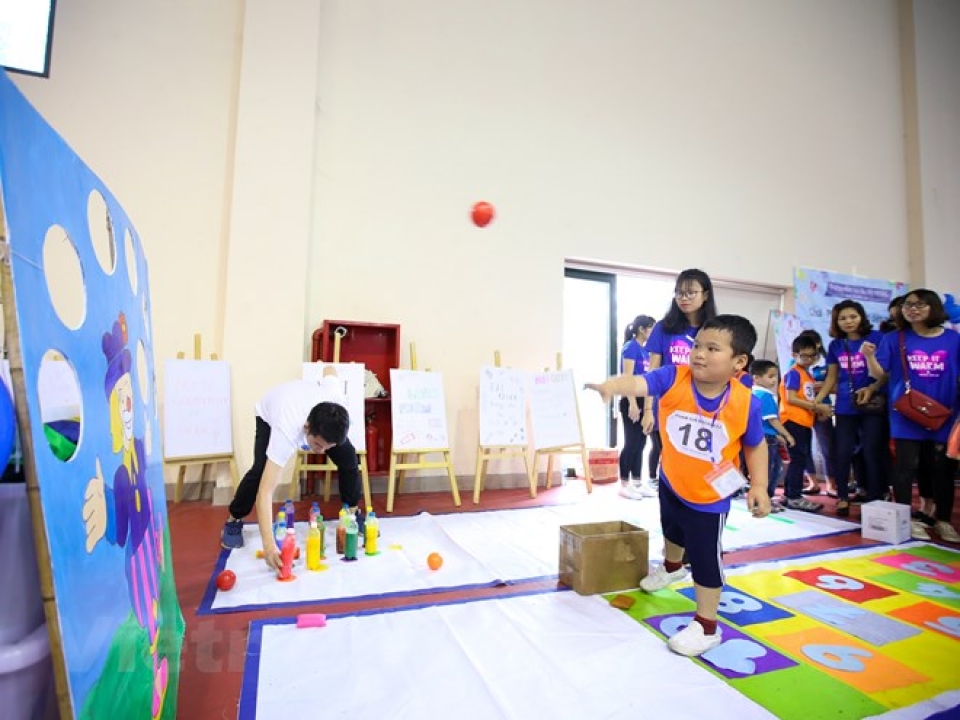 nhung khoanh khac trong ngay hoi the thao danh cho tre tu ky