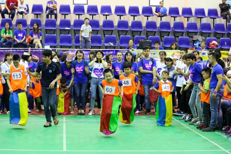 nhung khoanh khac trong ngay hoi the thao danh cho tre tu ky