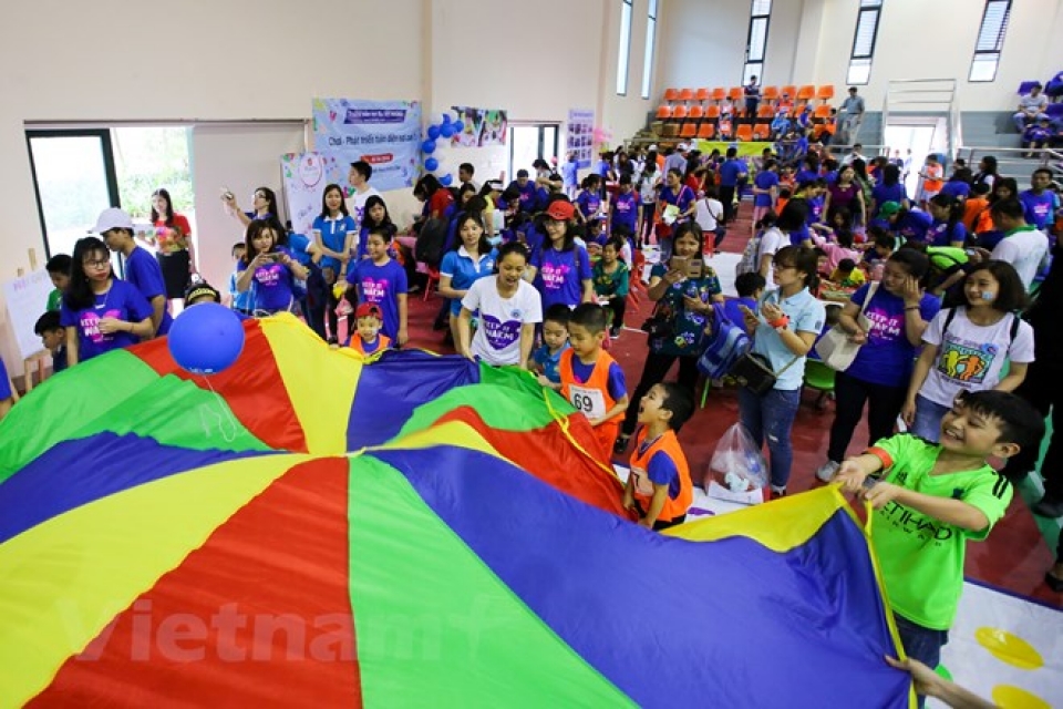 nhung khoanh khac trong ngay hoi the thao danh cho tre tu ky