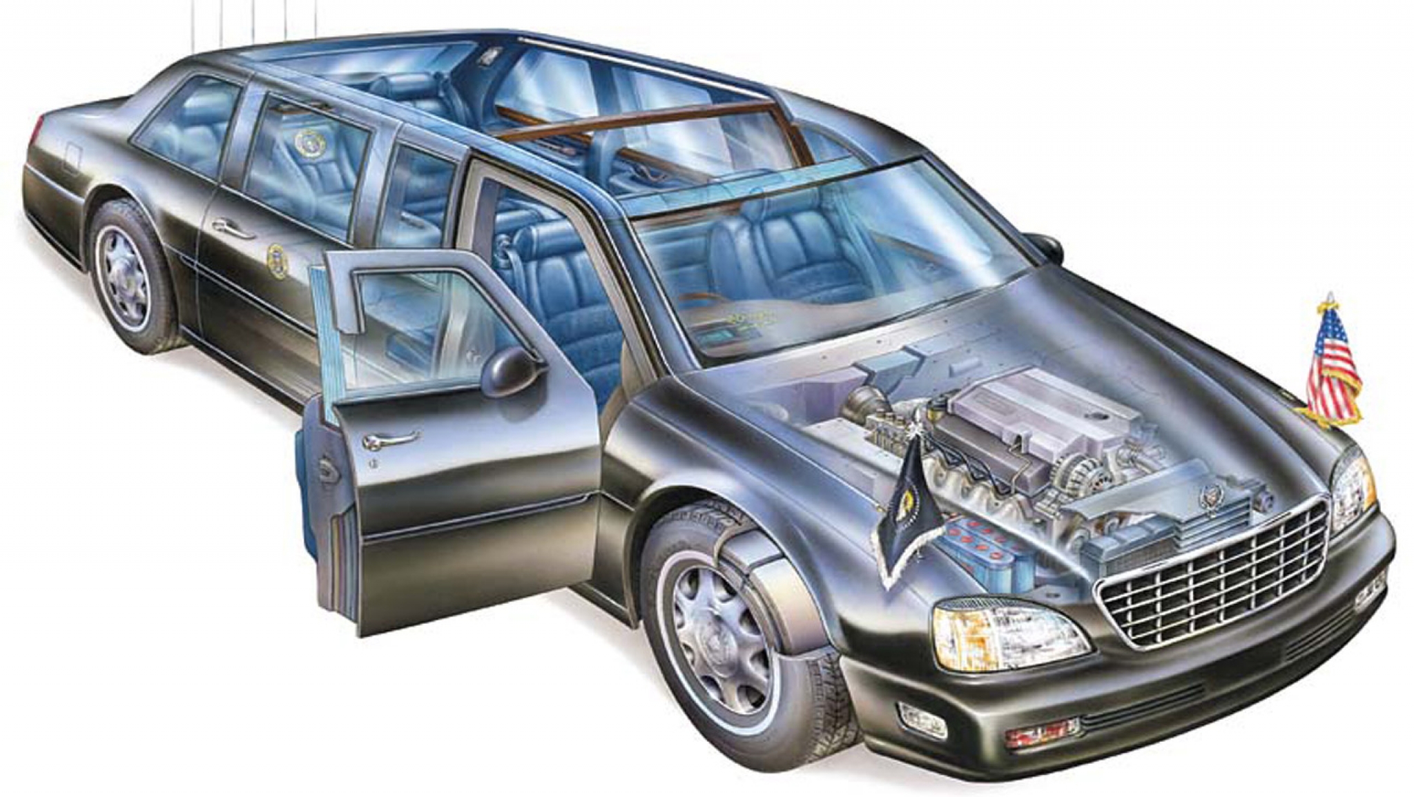 Siêu xe Cadillac One phục vụ Tổng thống Obama có gì? sieu xe cadillac one phuc vu tong thong obama co gi