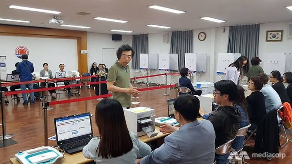 bau cu tong thong han quoc ty le bo phieu som cao ky luc