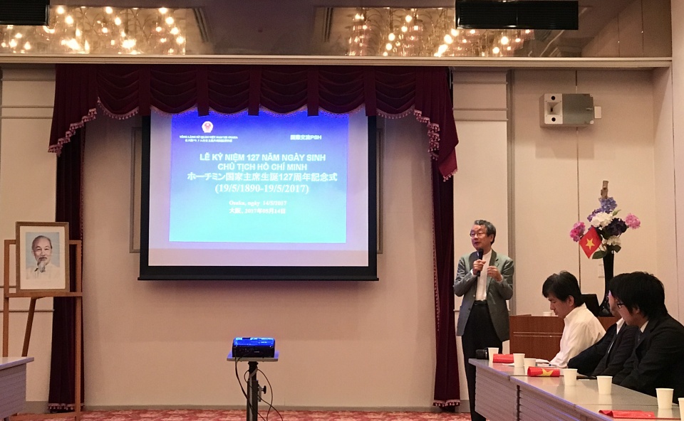 Tổng Lãnh sự quán Việt nam tại Osaka kỷ niệm ngày sinh nhật Bác tong lanh su quan viet nam tai osaka ky niem ngay sinh nhat bac