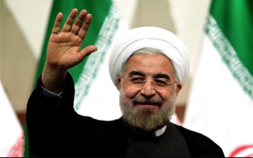 dai truyen hinh iran tong thong hrouhani tai dac cu